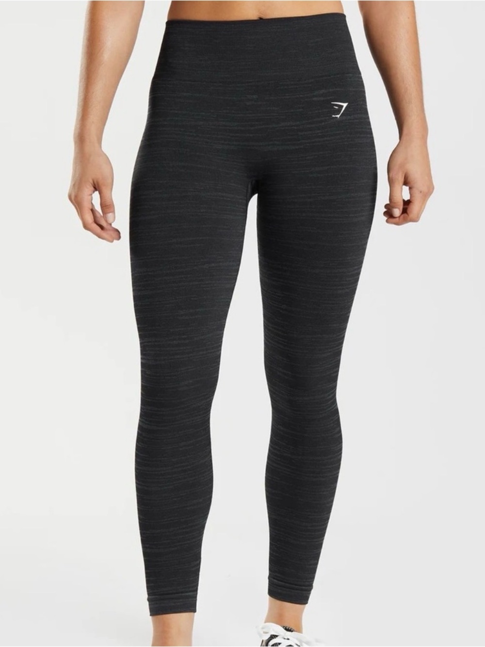 Gymshark Adapt Marl Seamless Leggings Size S - Black